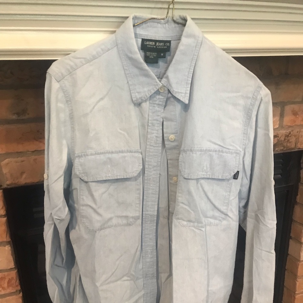 Denim, double breast pocket, Lauren Jeans Co.